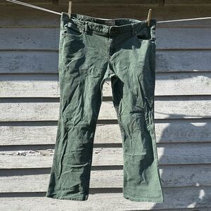 Old Navy green boot cut low rise pants 18 Y2K goblincore granola girl